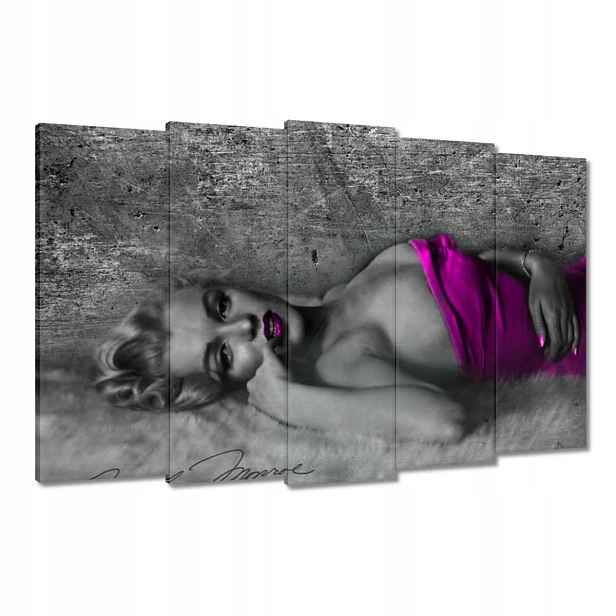 Obrazy 150x95 Růžová Marilyn Monroe