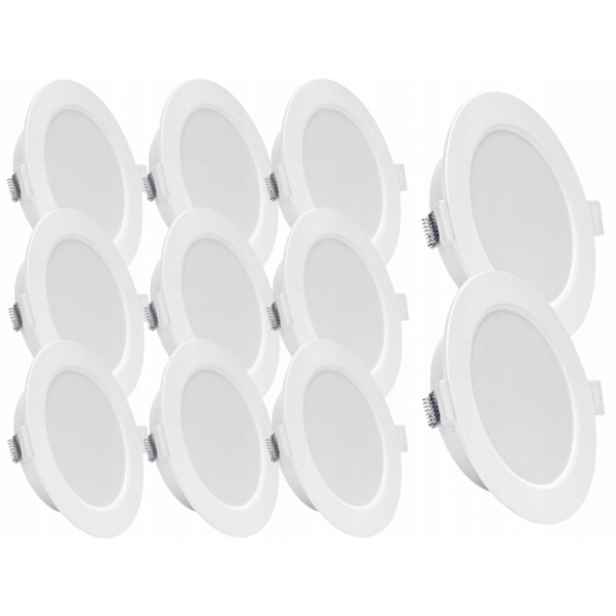 11x Led zapuštěné stropní svítidlo Slim Cw 6500K Plochý podomítkový panel