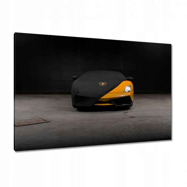 Obrazy 120x80 Oranžové auto