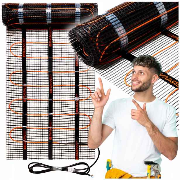 Vyhřívací Podložka Topná podložka pod podlahové topení 2m2 150W/m2 Brann