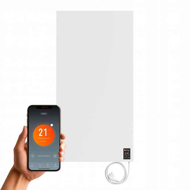 Elektrický ohřívač, energeticky úsporný, vertikální infračervený Panel 750W Wifi