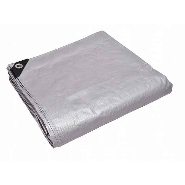 Plachta 6x12 m Silná stříbrná Silná Uv Vyztužená+ Krytina