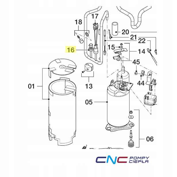 Snímač vysokého tlaku Vaillant 8000034908 pressure senzor aroTHER