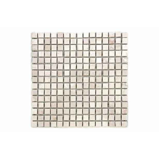 Divero Garth 91 Mramorová mozaika krémová 30 x 30 cm 1 m²