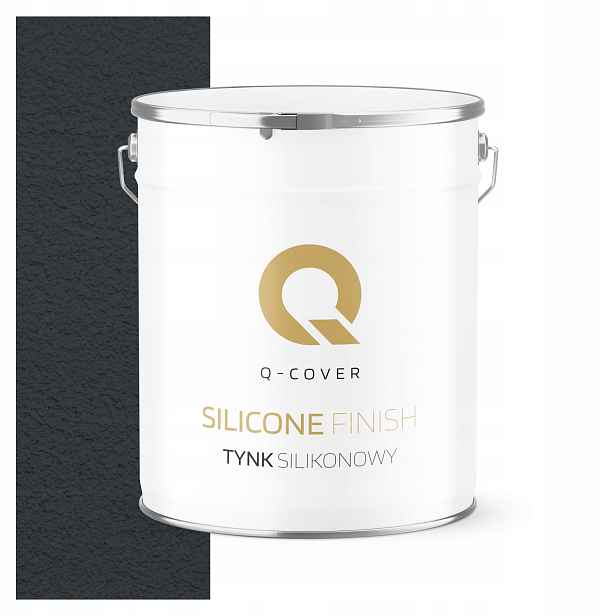 Fasádní Silikonová Omítka Antracit Ral 7016 7KG Beránek Granulace 2.0mm