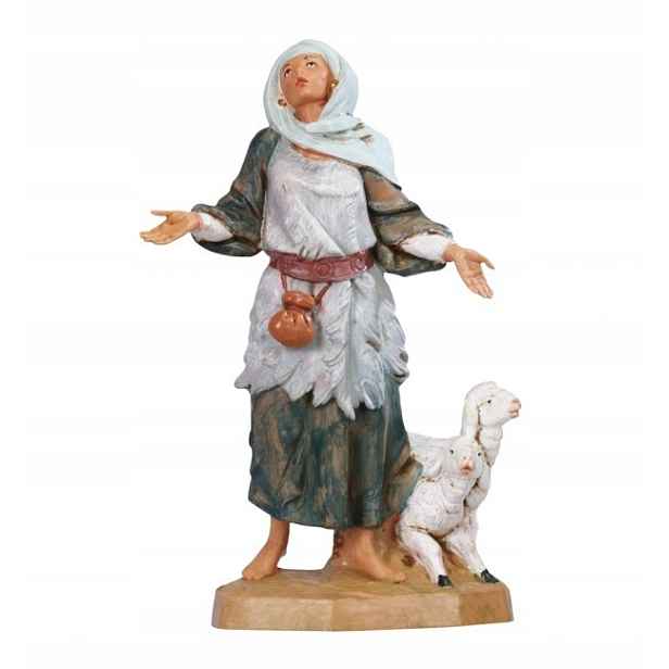 Pasterka S Ovcemi Italská figurka od firmy Fontanini pro figurky o výšce 19 Cm