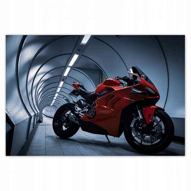 Plakáty 185x125 Červené Ducati Panigale
