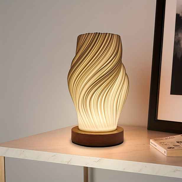 TEMU Moderní minimalistická LED stolní lampa s dotykovým stmíváním a třemi světelnými režimy, vhodná do ložnice, obývacího pokoje, pracovny a dalších