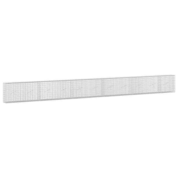 vidaXL Gabion s drátem 5 mm a síťkou 5x5 cm 550x20x50 cm