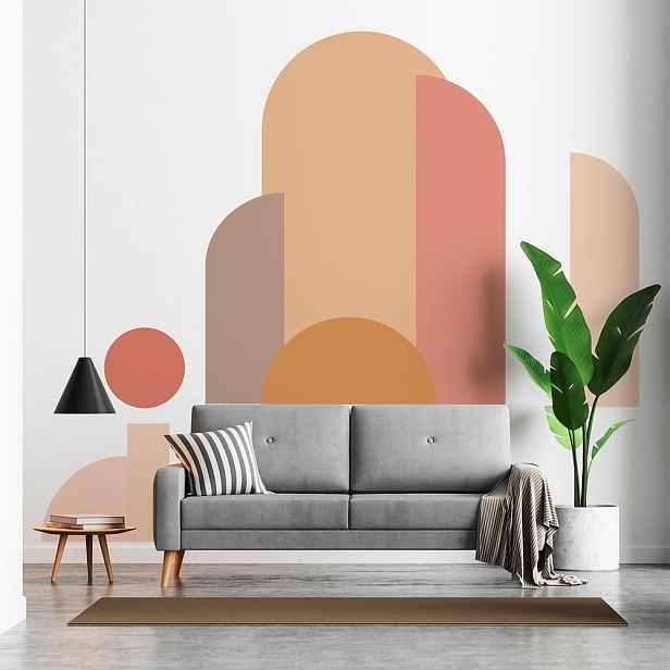 Samolepka na zeď 120x250 cm Abstract Sunset – Ambiance