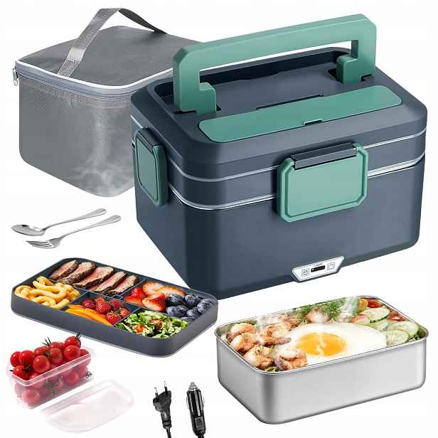 Elektrický Obědový Box Z Nerezové Oceli 12V/24V/220V 3,5L 90W