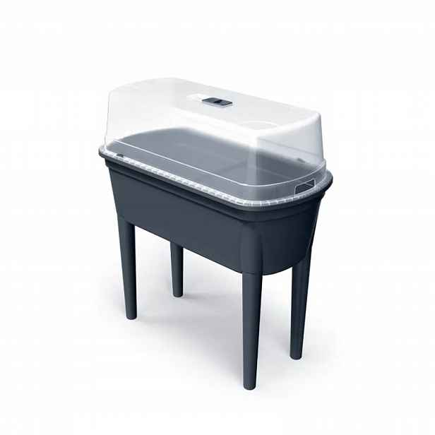 Mini pařeniště Bloomo Prosperplast 77,5x37,8x82 cm antracit