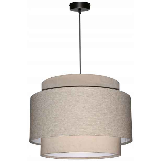 Závěsná stropní lampa Zwis Lustr Abażur 45/30 cm E27 Béžová Avola