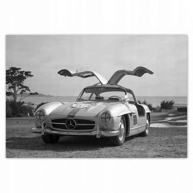 Plakáty 200x135 Mercedes Gullwing