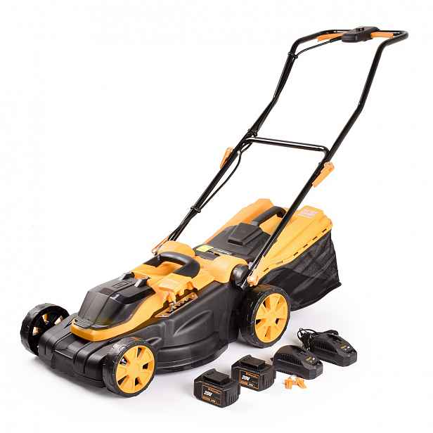 AKU rotační sekačka RIWALL PRO RALM 3820 set GDAM18E2001003B