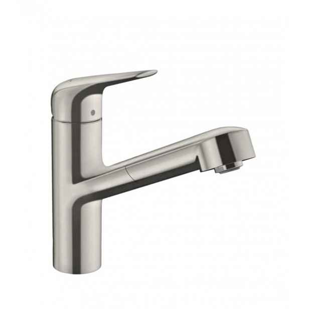 Dřezová baterie Hansgrohe Focus M42 s vytahovací sprškou chrom 71814800