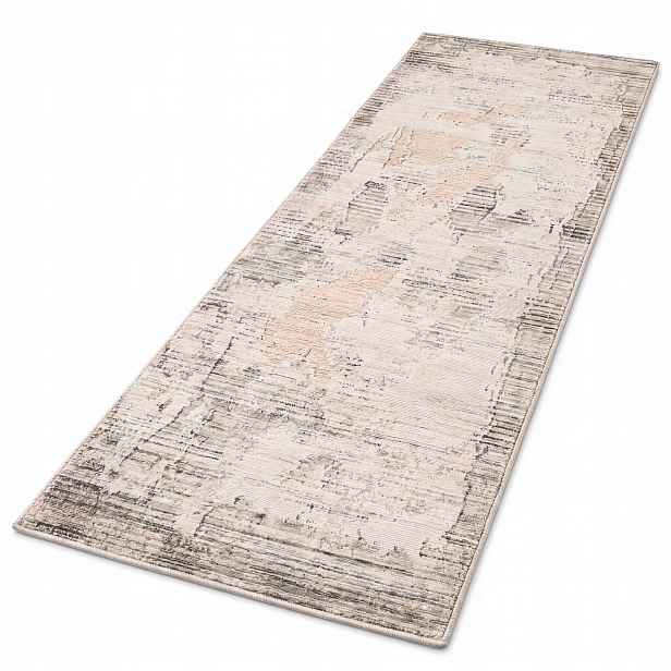 Koberec Běhoun do předsíně z vlny Moderní 80x200 cm Solidní prémiová vlna