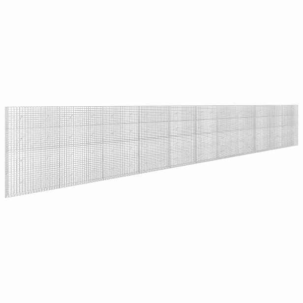 vidaXL Gabion s drátem 5 mm a síťkou 5x5 cm 1100x20x200 cm