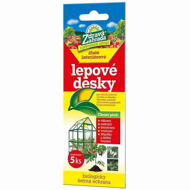 Zdravá zahrada - lepové desky (žluté, interiérové)