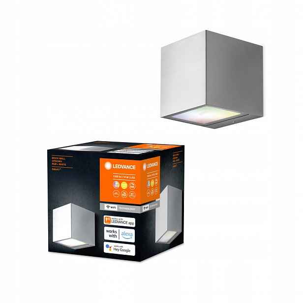Fasádní Led nástěnná lampa 14W Rgb+w IP44 Smart+ WiFi Ledvance