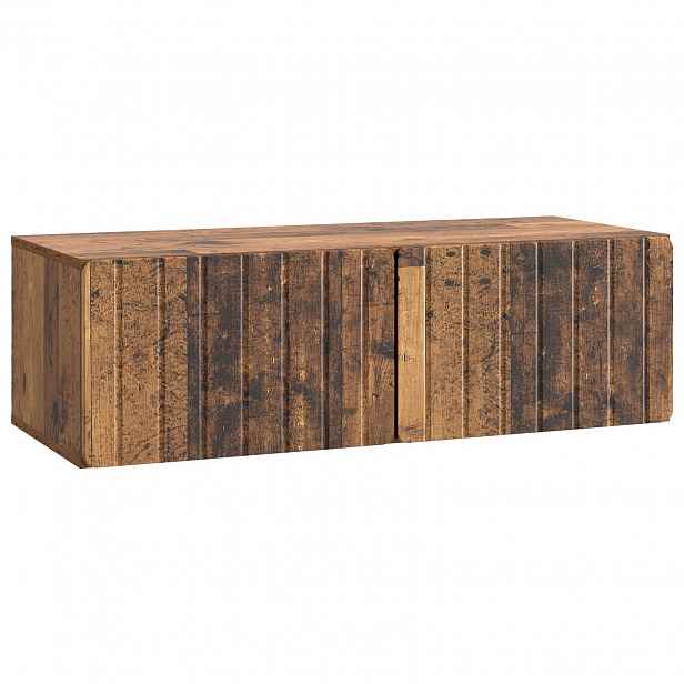 vidaXL Nástěnná TV skříň 98 x 41 x 30 cm Staré dřevo Kompozitní dřevo