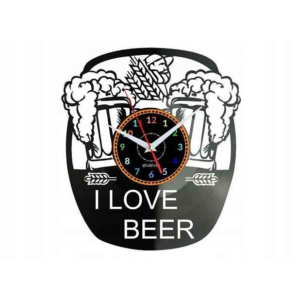 I Love Beer Dárek pro milovníka Originální Nástěnná Dekorace z desky
