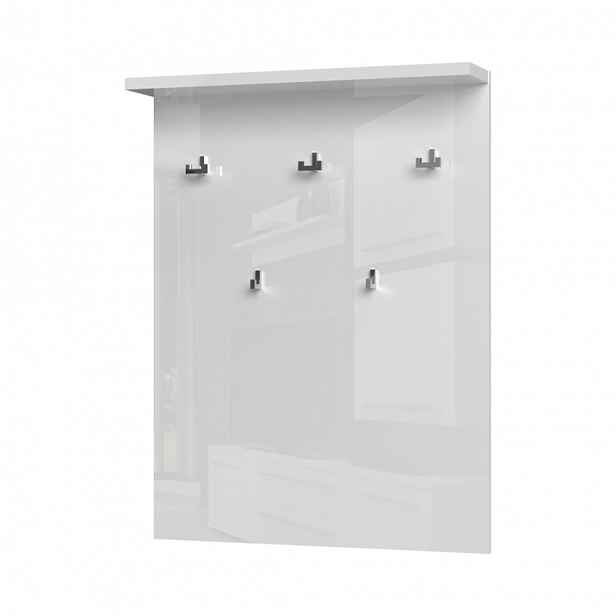 Předsíňový panel PIANO CLK76 - bílá lesk