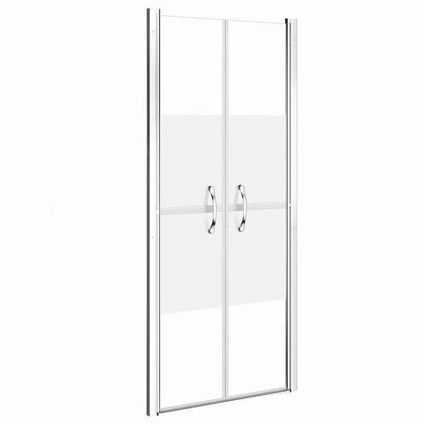 vidaXL Sprchové dveře polomatné ESG 71 x 190 cm