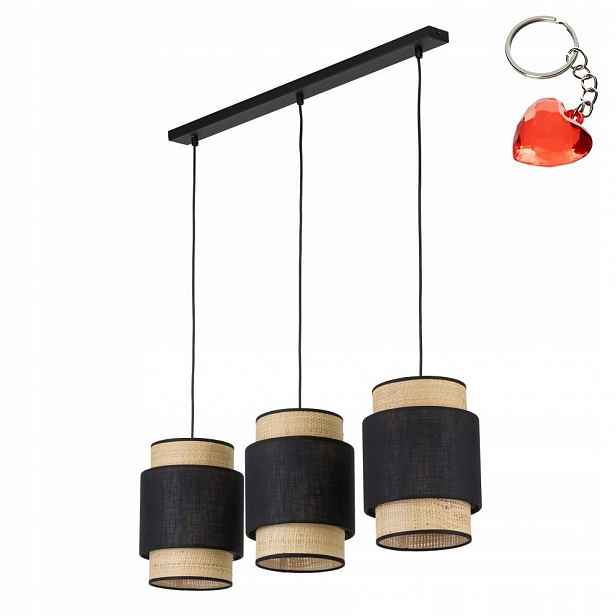 Závěsná lampa Boho New Černá 5658 Tk Lighting