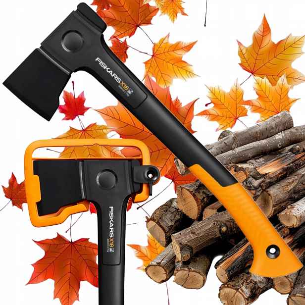 Fiskars Štípací Sekera X18 Čepel S Pro Zahradu Lehká Ostrá X-series