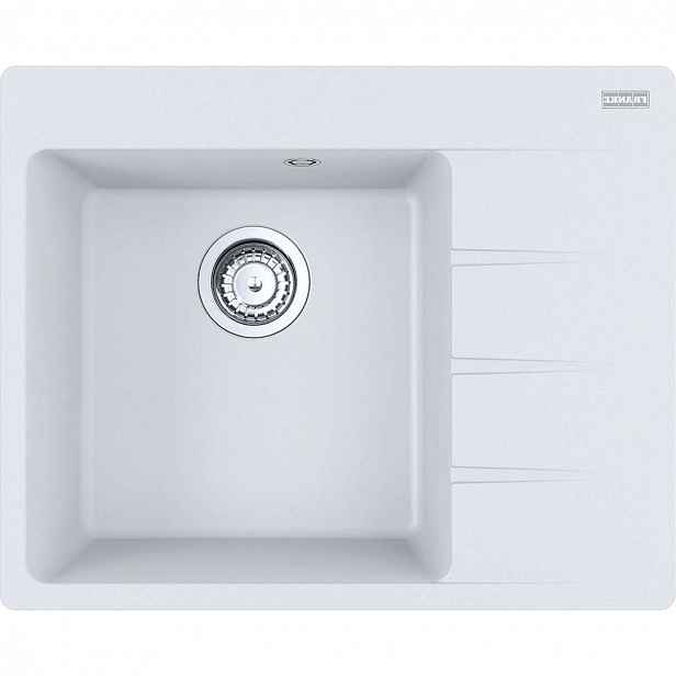Franke Centro - Fragranitový dřez CNG 611-62 TL/2, 62x50 cm, bílá-led 114.0637.494