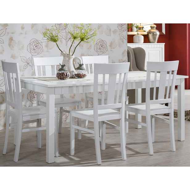 Jídelní stůl Atik 160x90 cm, bílý