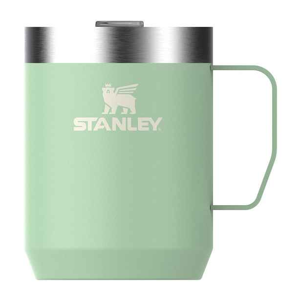 Šalvějově zelený termo hrnek z nerezové oceli 230 ml Stay-Hot Camp Mug Pistachio – Stanley