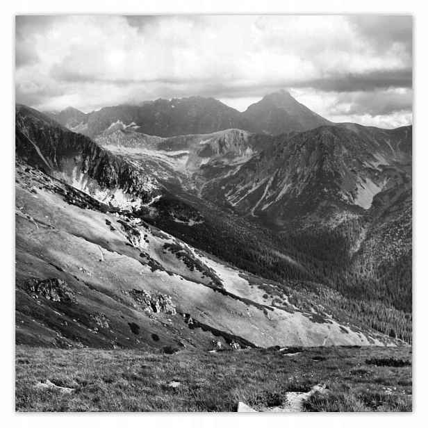 Plakáty 140x140 Tatry Polské hory Pohled