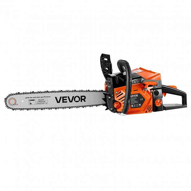 Benzínová řetězová pila výkonná 58 cm3 2,2 kW 508 mm 11 500 ot/min ocelová