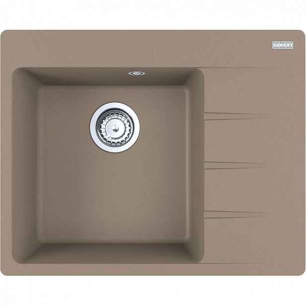 Franke Centro - Fragranitový dřez CNG 611-62 TL/2, 62x50 cm, kašmír 114.0637.501