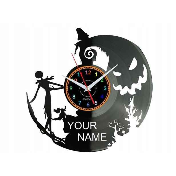 Nightmare Vaše jméno Nápad na Dárek Nástěnná Dekorace z vinylové desky