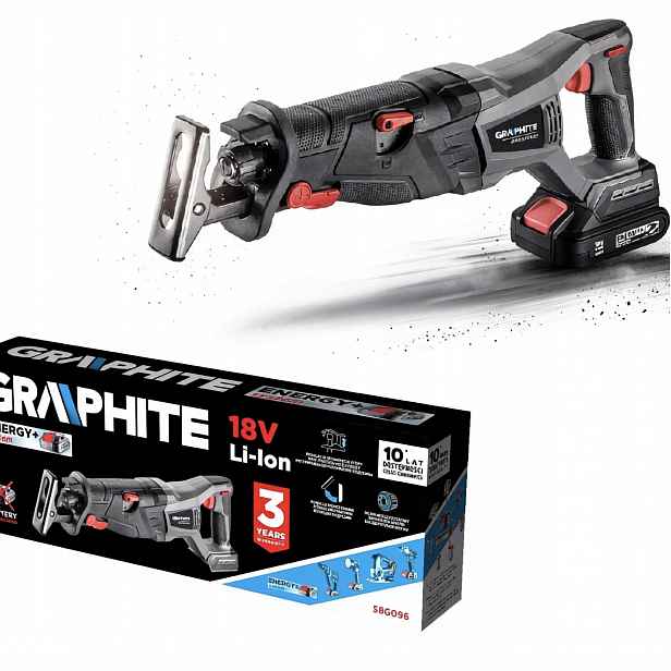 Šavlová Pila Graphite Energy 18V Graphite 58G096