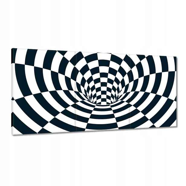Obrazy 180x90 Abstrackja černobílá