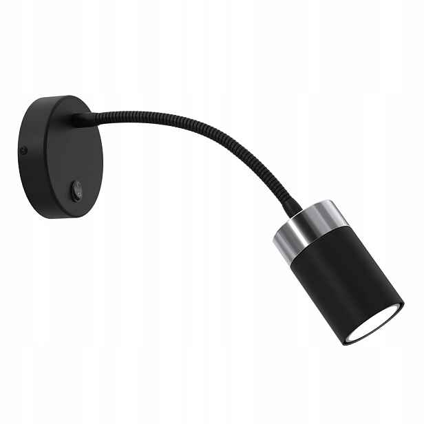 Nástěnné svítidlo flex Joker Black/chrome 1xGU10