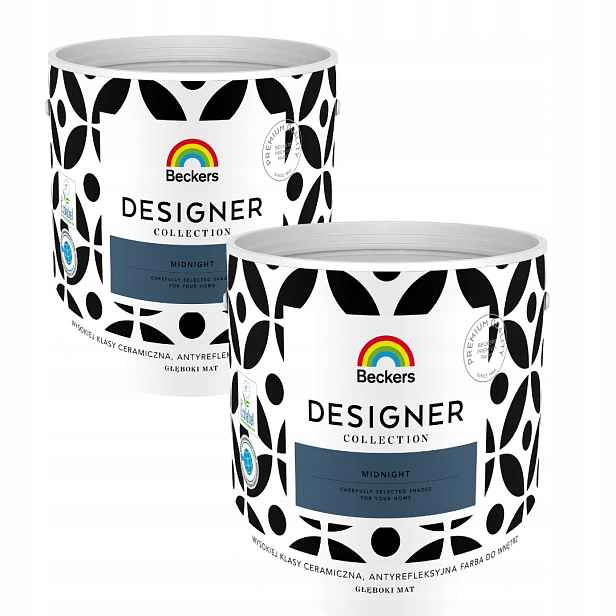 Sada 5L Barva Beckers Designer Collection 2x2,5L Midnight