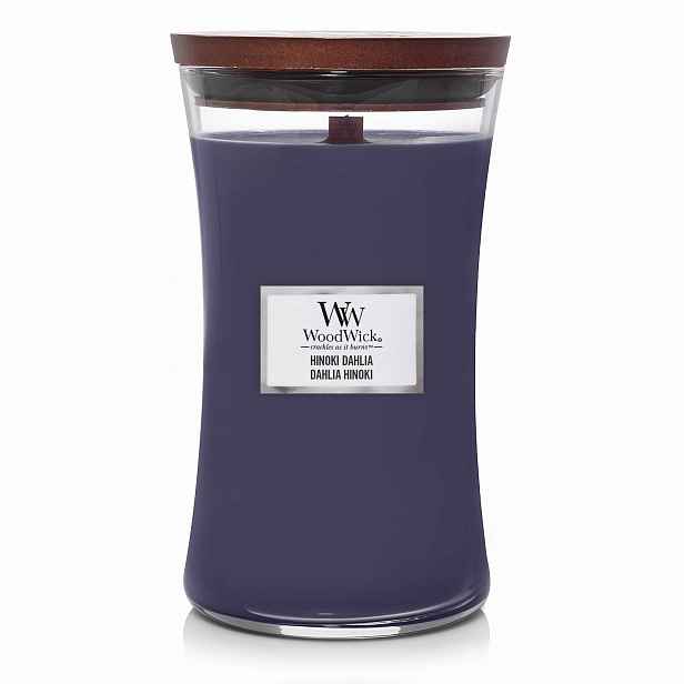 Velká vonná svíčka WoodWick Hinoki Dahlia