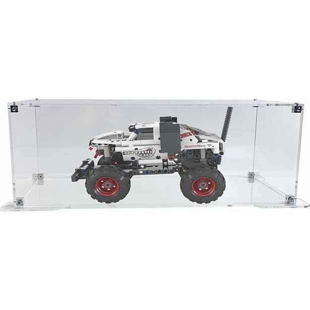 Vitrína s podstavcem pro sadu Lego 42150 Monster Jam Monster Mutt Dalmatian