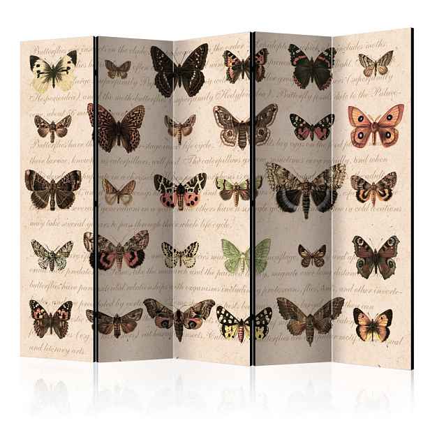 Paraván Retro Style: Butterflies Dekorhome