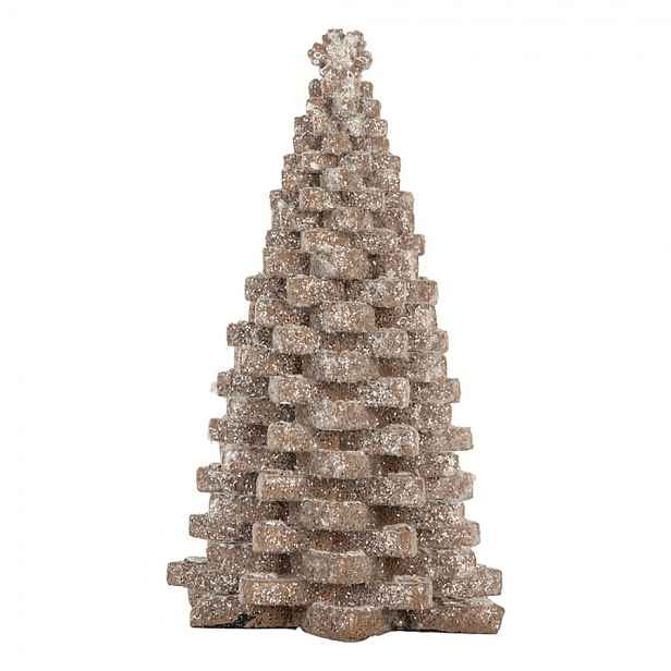 Dekorace perníkový stromek Gingerbread Tree - 15*15*25 cm Clayre & Eef