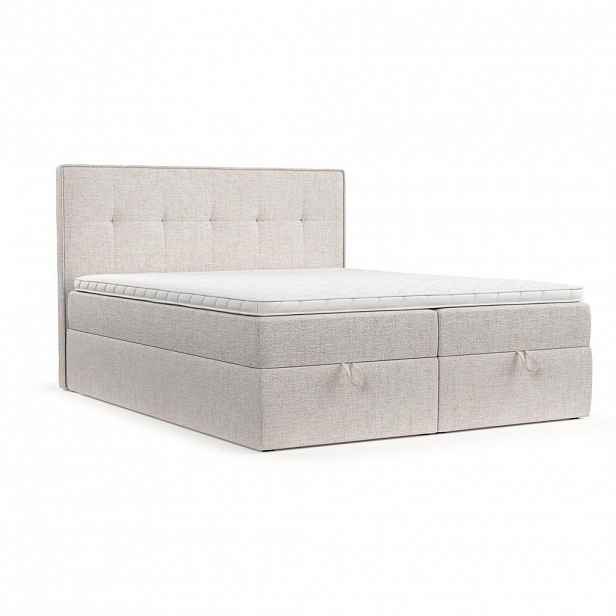 AltaBeds POSTEL BOXSPRING TIVRA 160/200 Světle béžová