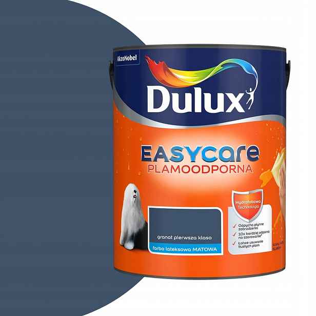 Dulux EasyCare Barva odolná vůči skvrnám 5L Granátová první třída