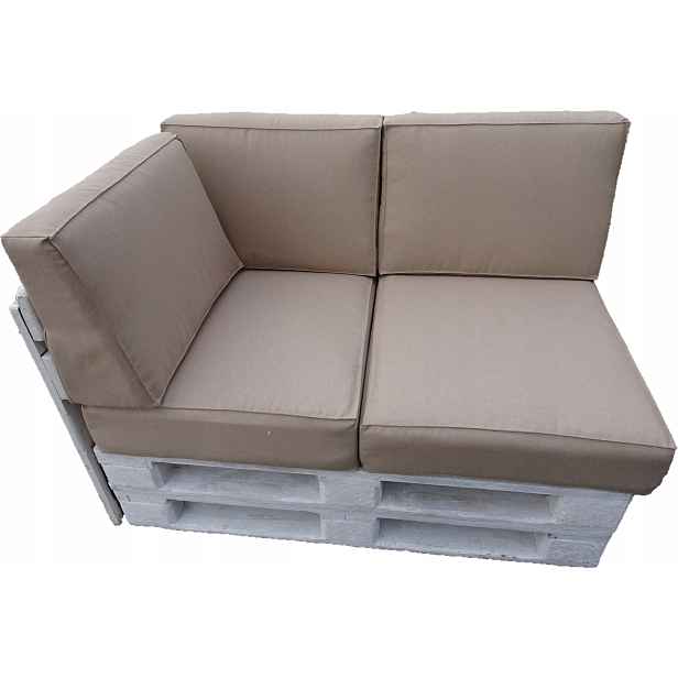 Polštáře na Jednu Euro-paletu 5 ks ks 80 X 60 Cappuccino