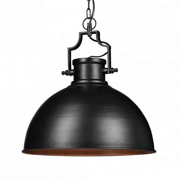 Relaxdays LAMPA Černá závěsná železo E27 industriální