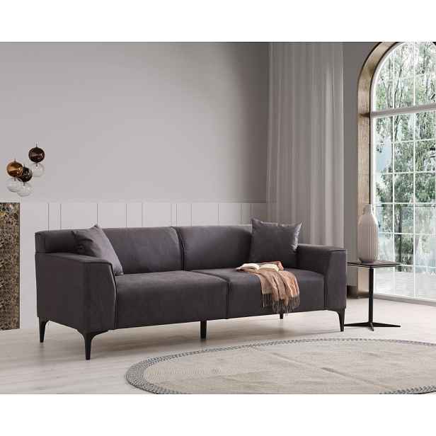 Trojmístná pohovka New Petra 3 - Anthracite